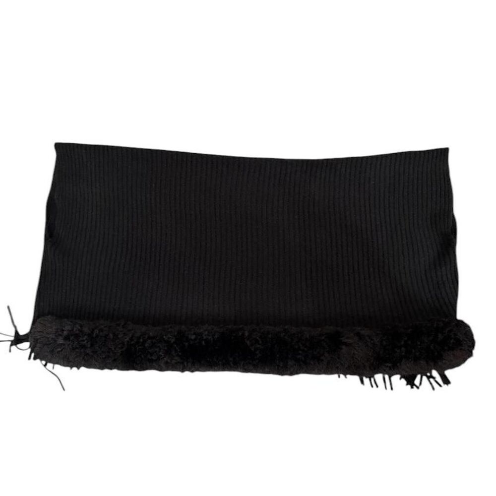 Unbranded Women'sBlack fur shawl